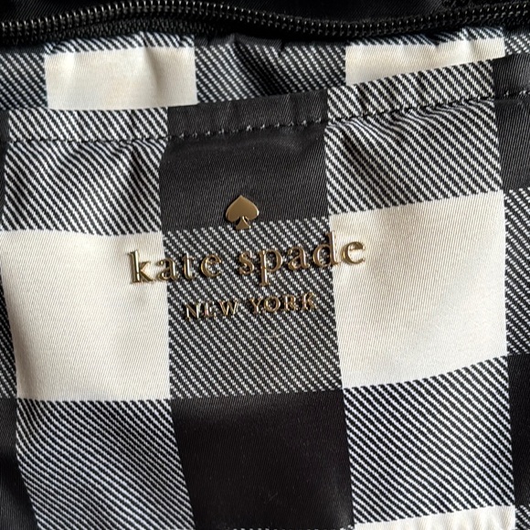 Kate Spade Black and White Checkered Tote Bag - Picture 15 of 15